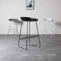 Leisure Bar Furniture PU Leather Seat High Stools Chairs Bar Stools for Hotel Front Desk